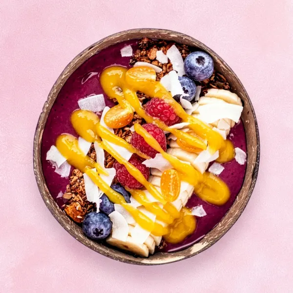 Açaí Bowl Mango mit Mangopüree